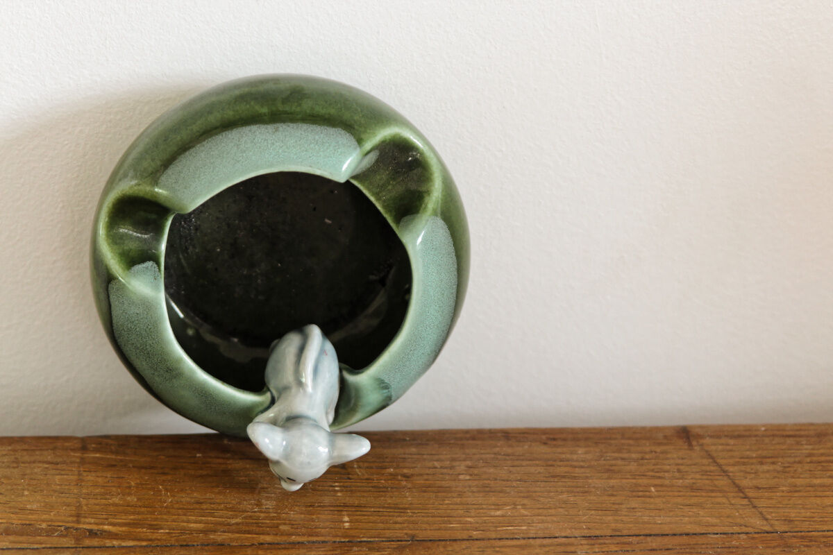 Vintage mouse ashtray