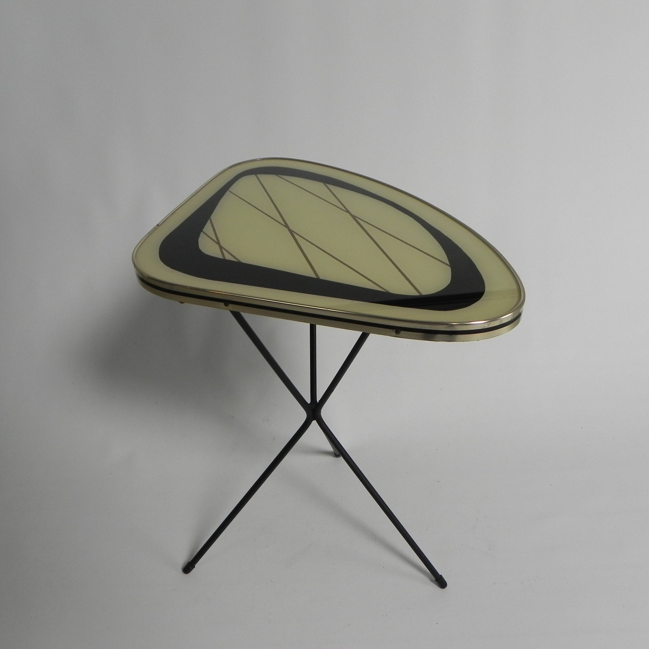 Erdal side table with three legs, 1950s