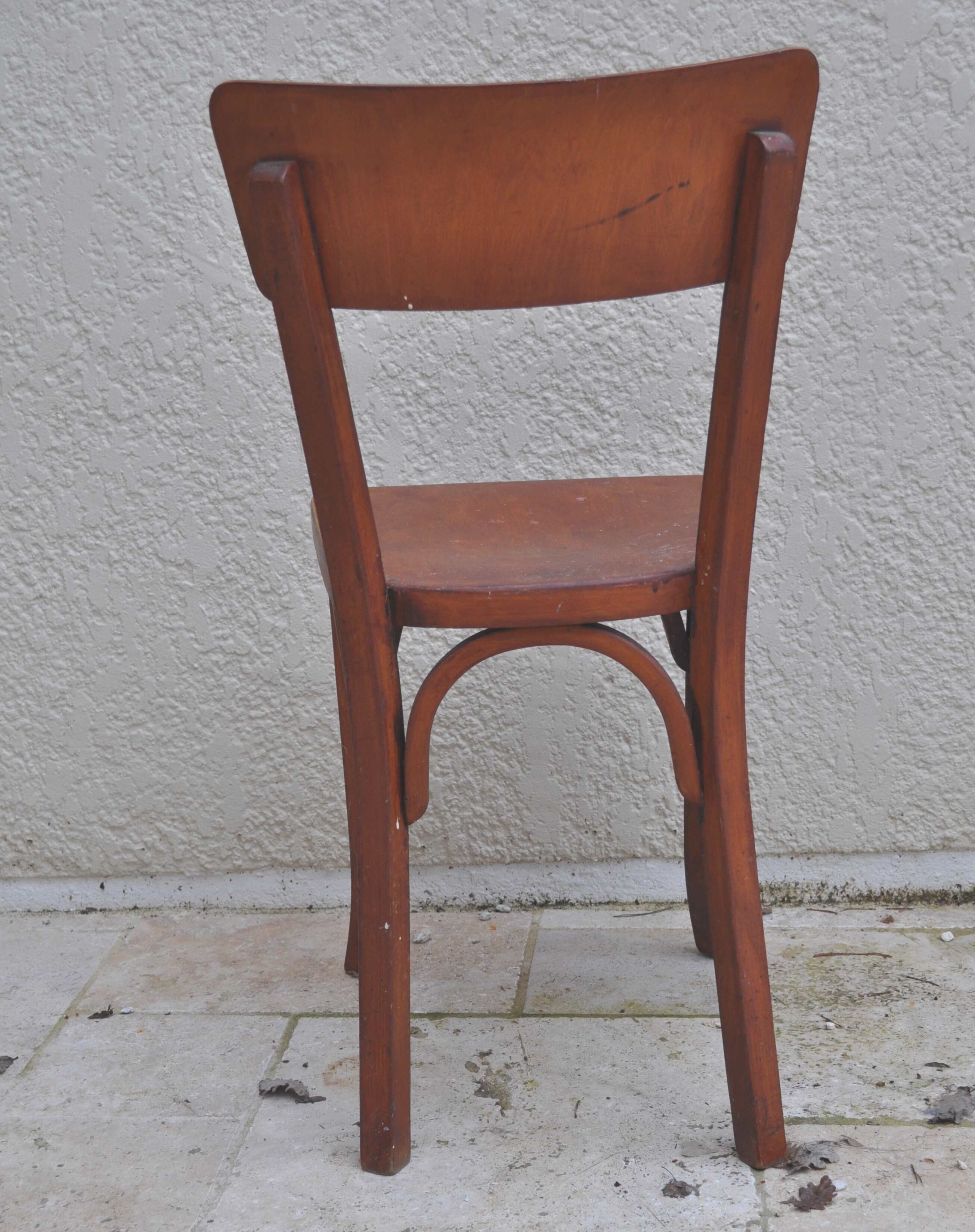 Chair desk, bistro Baumann signed