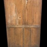 Oak double curtain file cabinet from the 1940s