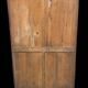 Oak double curtain file cabinet from the 1940s
