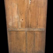 Oak double curtain file cabinet from the 1940s