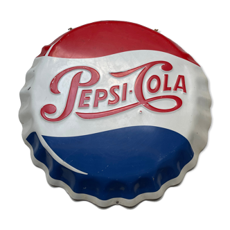 Plaque émaillée Pepsi Cola « Capsule »