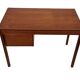 Vintage Danish teak compact Domino Mobler desk, 1960s