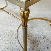 Vintage marble and brass coffee table circa 60's
