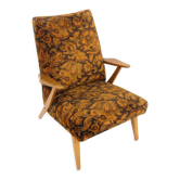 Fauteuil scandinave en hêtre, Suède, 1950