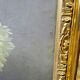 Oil painting on canvas, still life with chrysanthemums, signed L.Porte 1888.
