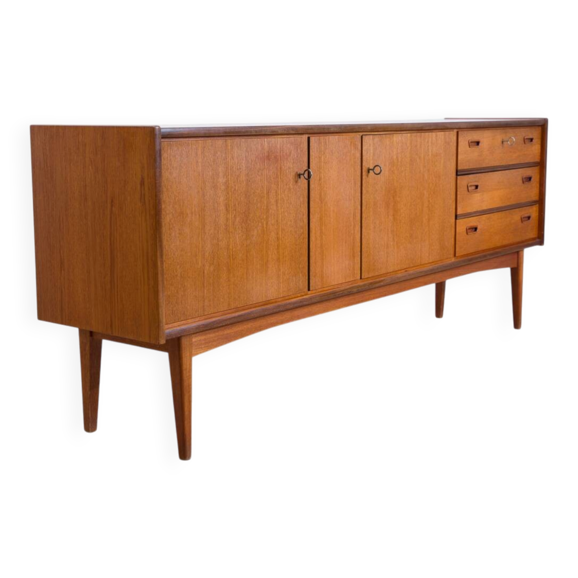 Scandinavian design teak sideboard, manufacturer Bartels.