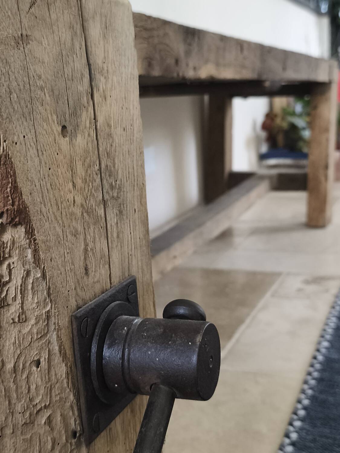 Établi meuble tv en chêne
