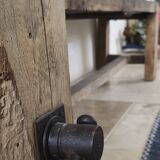 Oak TV cabinet workbench