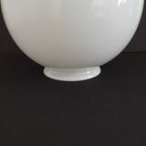 French Vintage White Opaque Glass Large Replacement Glass Globe Shade 204