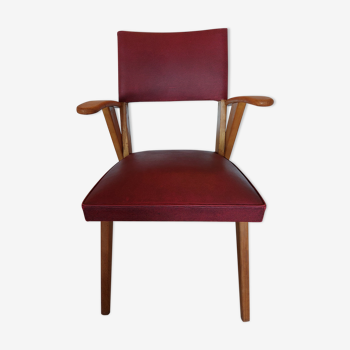Scandinavian armchair red