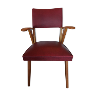 Scandinavian armchair red