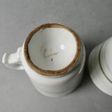 2 brulot cups Napoleon III period, 19th