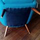 Fauteuil XXL wingback organique des années 50/60
