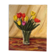 Canvas bouquet of tulips R.Jeunot