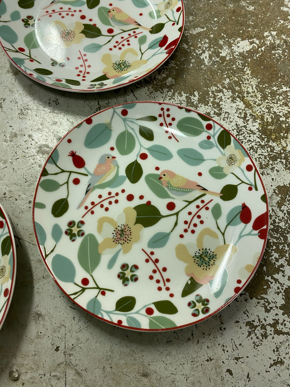 Lot de 4 assiettes à dessert