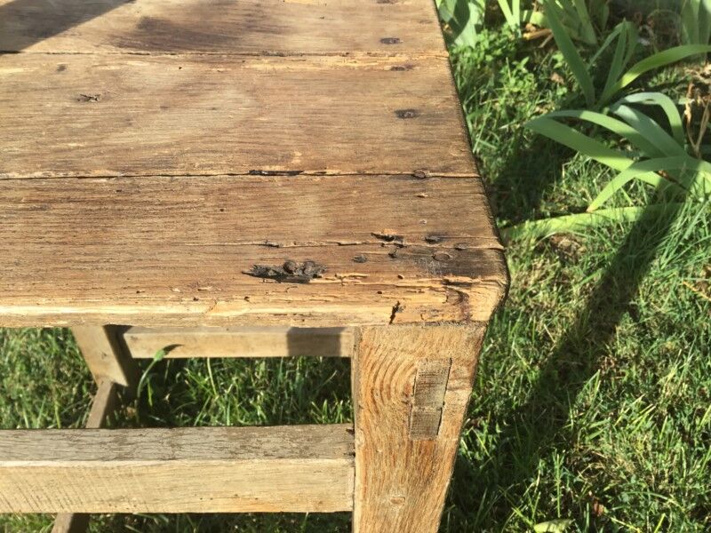 Brutalist bar high chair