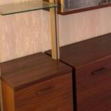 Michel Ducaroy Ligne Roset modular teak bookcase