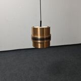 Suspension vintage Doria couleur cuivre