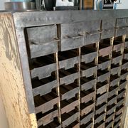 Industrial workshop furniture with metal drawers