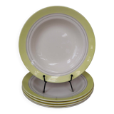 5 vintage deep plates from Primefleur Françoise