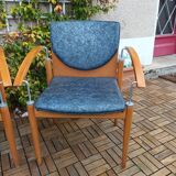 Set of four armchairs