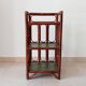 Vintage stand shelf in bamboo and rattan