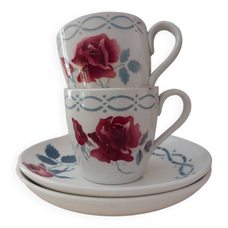 Tasses Digoin Sarreguemines
