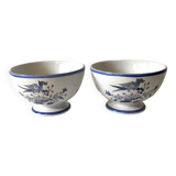 Pair of Moustiers cups
