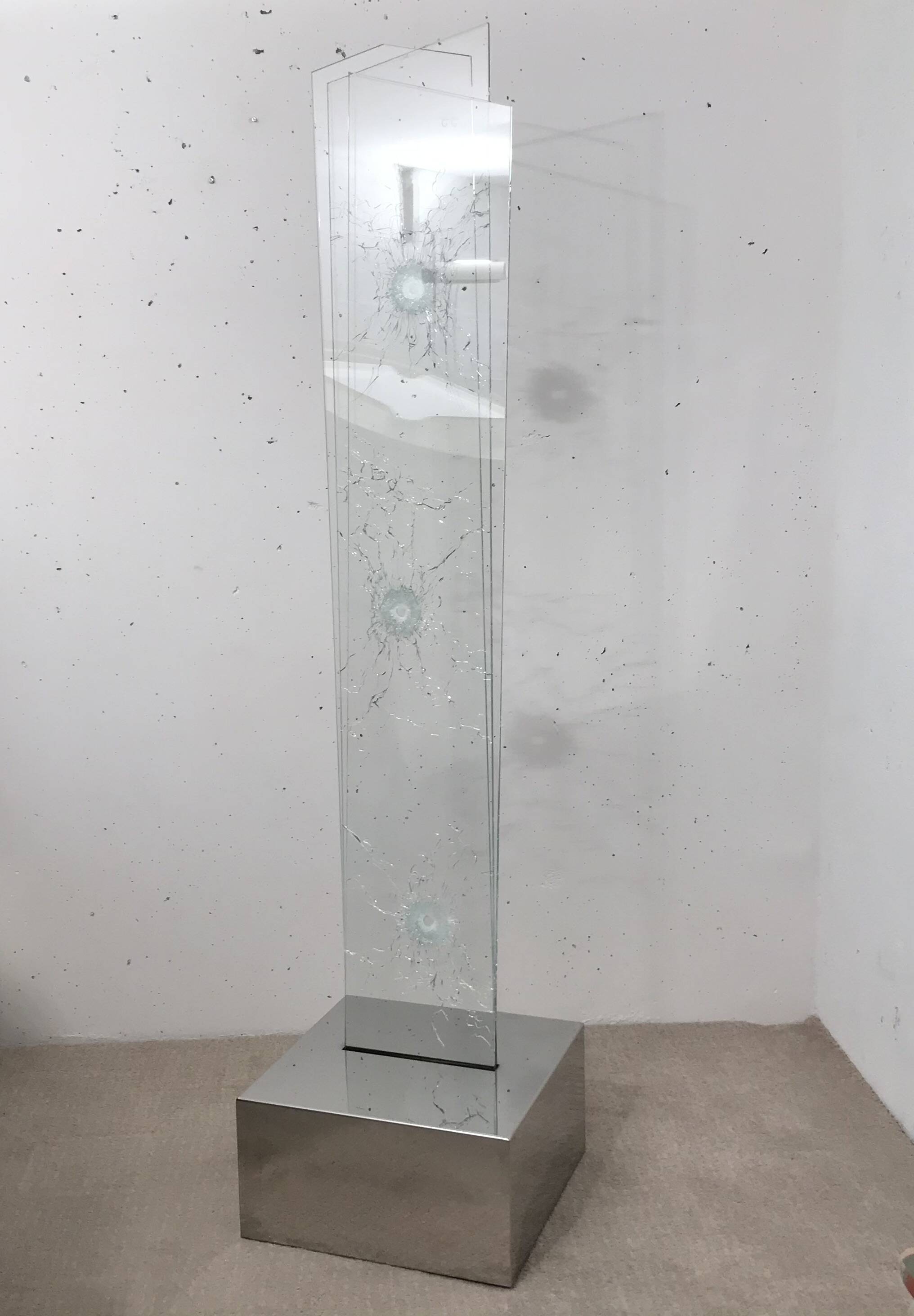 Light glass sculpture, Angelo Brescianini
