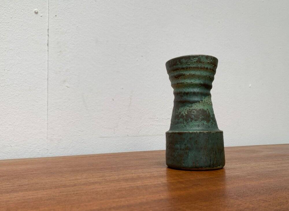 Brutalist pottery vase by Mobach, mid-century, 1960s.