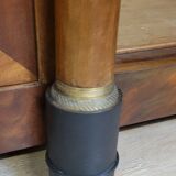 Empire mahogany three-door bookcase circa 1880-1900