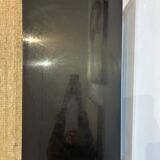 Side table with tulip base in chrome