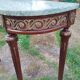 Console ancienne style louis xvi avec plateau marbre