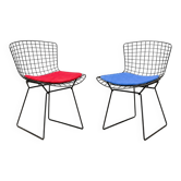 Pair of Harry Bertoia Chairs for Knoll (Vintage Design, Steel)