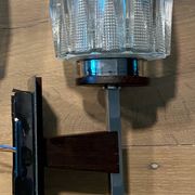 Pair of Mid-century Scandinavian Brutalist wall lights (1960s-70s)