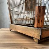 Vintage gold metal cage