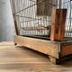 Vintage gold metal cage