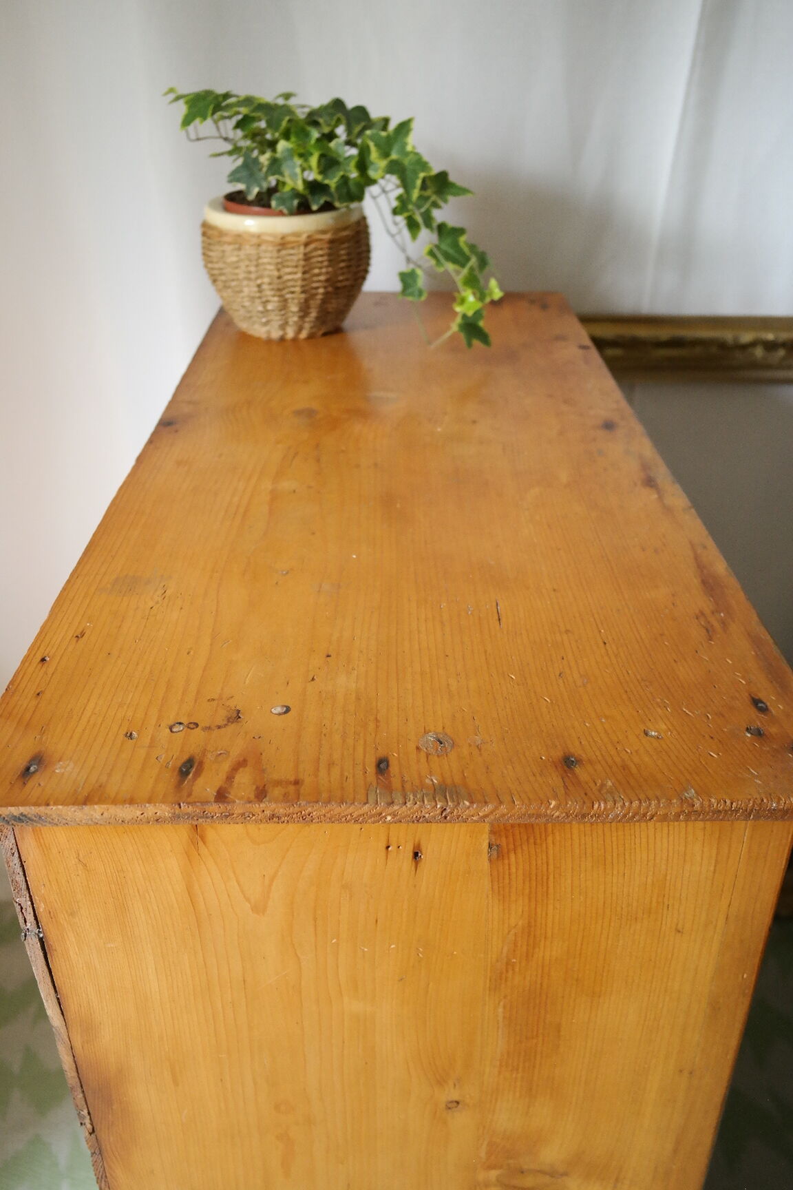 Buffet haut parisien bois de sapin huilé