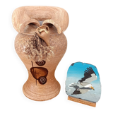 Decorative terracotta vase