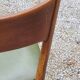 Pair of 50's Scandinavian style mahogany chairs