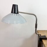 Grey Industrial Factory Office Desk Lamp from Elektrosvit, 1970s