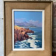 Framed “Cap Ferrat” oil painting