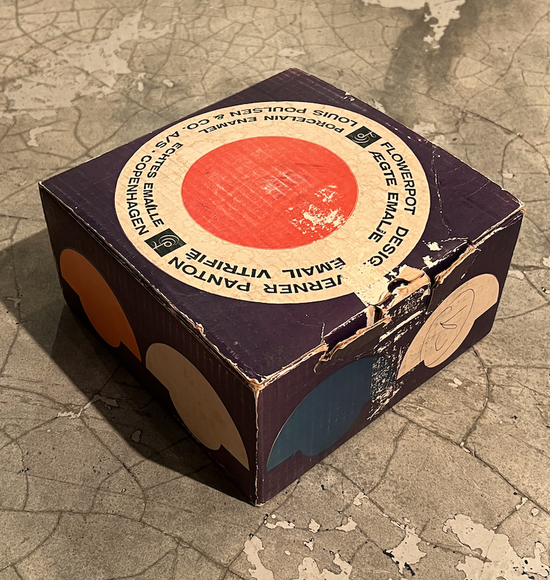 Flower Pot VP1 pendant lamp by Verner Panton for Louis Poulsen, 60s.