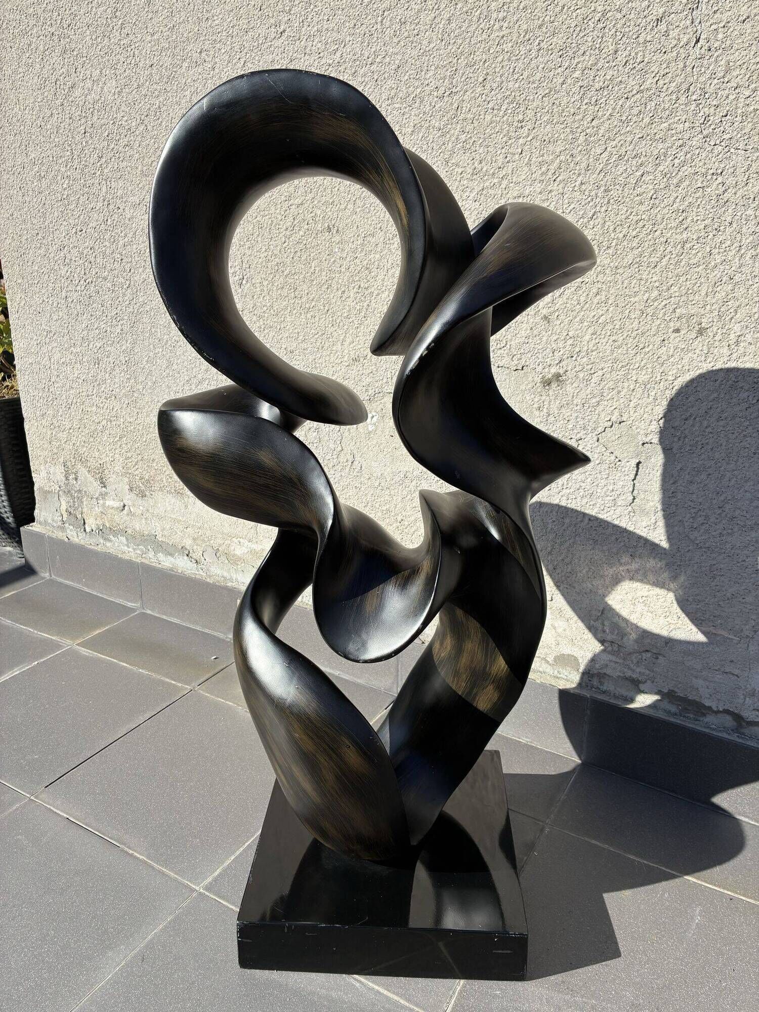 Large abstract resin sculpture, 1990s