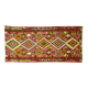 Anatolian handmade kilim rug 280 cm x 150 cm