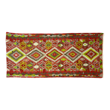 Anatolian handmade kilim rug 280 cm x 150 cm