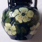 Vase Art Nouveau à décor floral