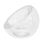 St Louis crystal pocket-empty ashtray, France